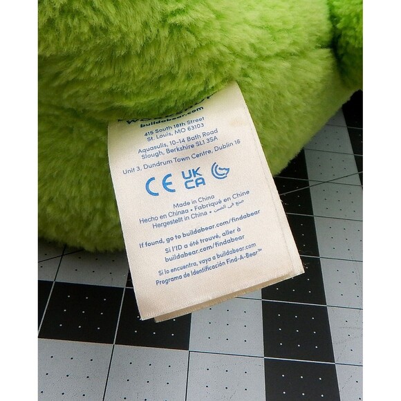 Build-A-Bear Spring Green Frog Plush 16 Inch Stuffed Animal Toy BAB - Picture 5 of 8